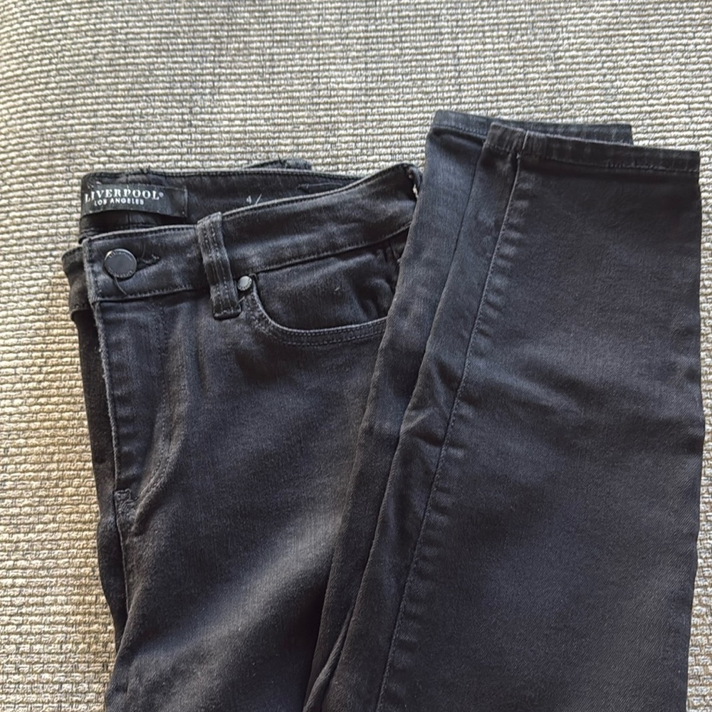 Liverpool black ankle skinny jeans